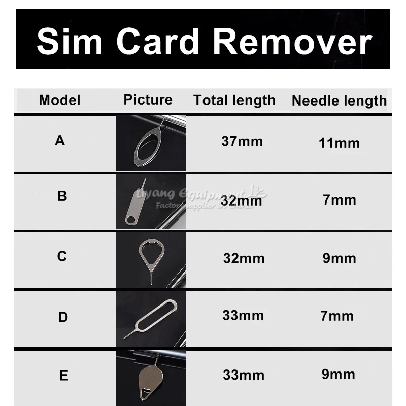 10pcs SIM Ejector Pin Smartphone Take Sim Card Remover Tool Pin Needle Replacement Parts for Mobile Phone Use