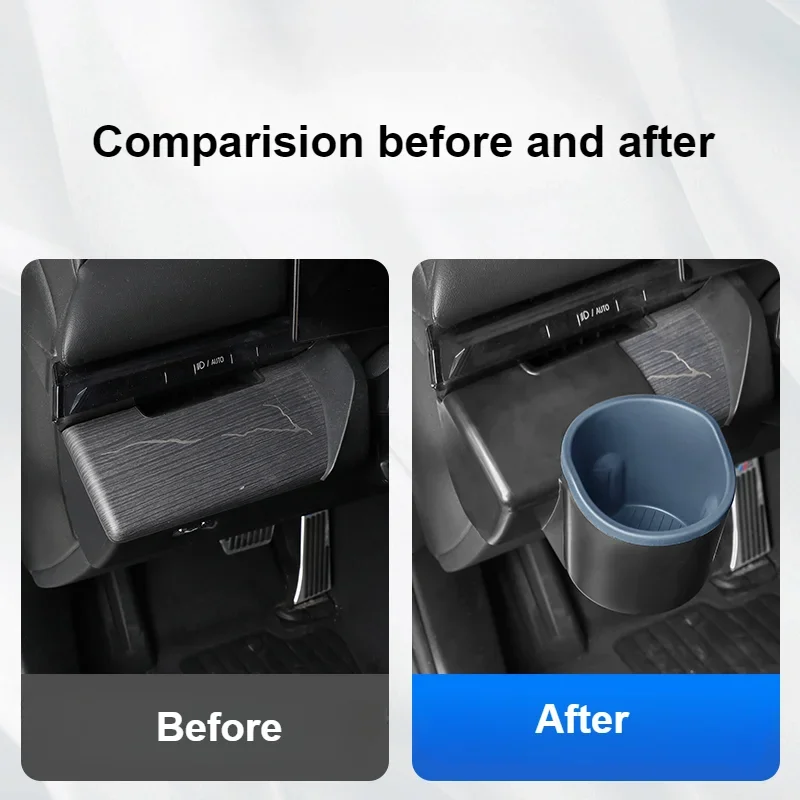 For BMW 5 Series i5 G60 2024 Center Console Instrument Water Cup Holder Car Organizer Auto Interior Stowing Tidying Accessories