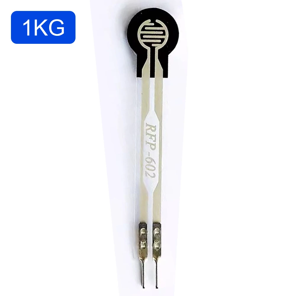 RFP602 Resistive Thin Film Pressure Sensor with Force Sensitive Switch Long Cable Voltage Conversion Module for Robot 0g-10kg