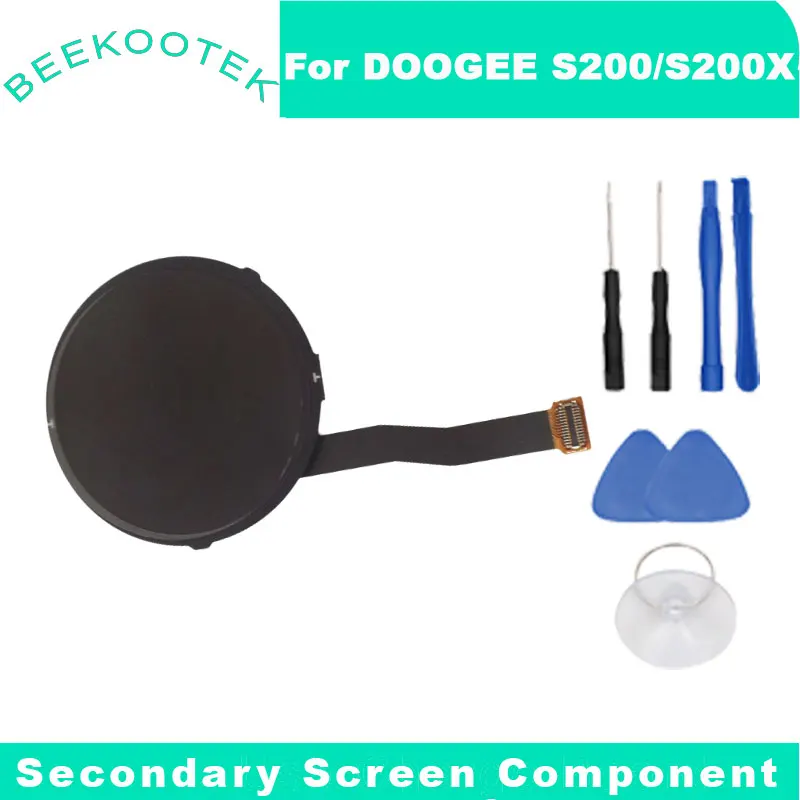 Original DOOGEE S200 S200 X S200 Plus Screen Back Watch Versatile LCD Screen Secondary Screen Component For DOOGEE S200X Phone