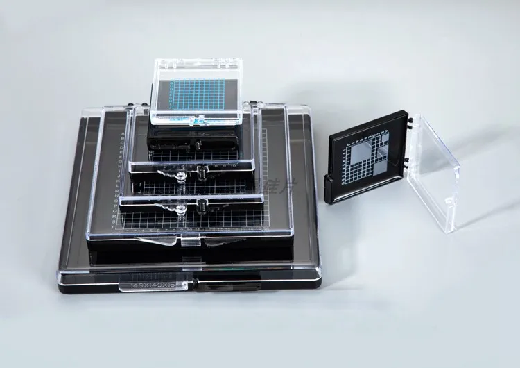 Anti Static Electronic Chip Storage Box, Silicon Wafer Transport Box, Laboratory Self Adsorption Box, Full-size