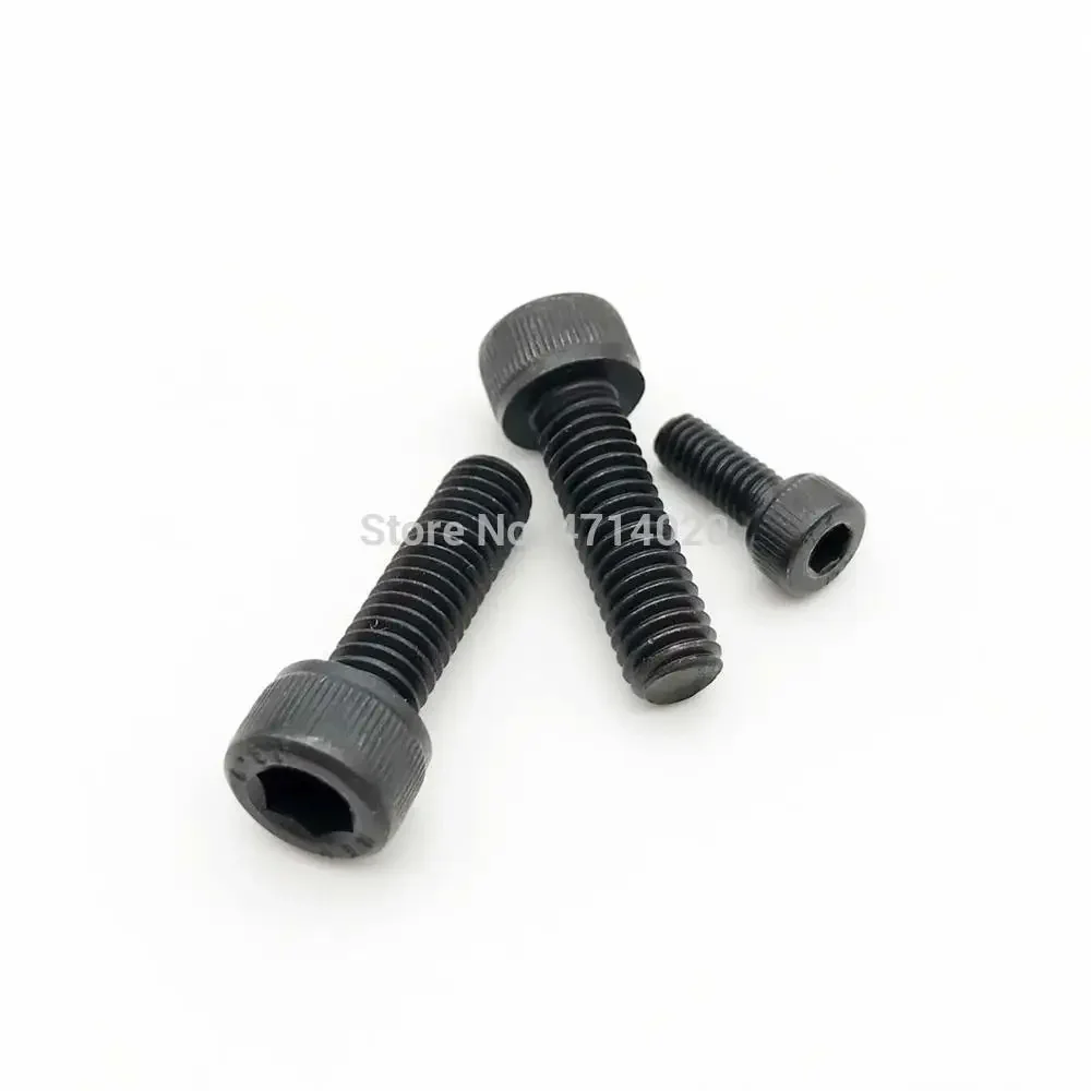 10 pezzi M3 M4 M5 M6 M8 304 A2 acciaio inossidabile nero grado 12.9 acciaio DIN912 esagono incassato esagono incassato vite a brugola L = 4-150mm