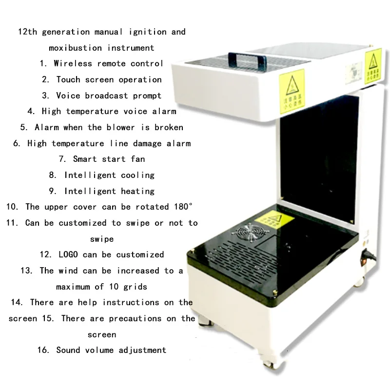 Moxibustion instrument penetrating moxibustion millennium tenth generation voice version automatic ignition open flame