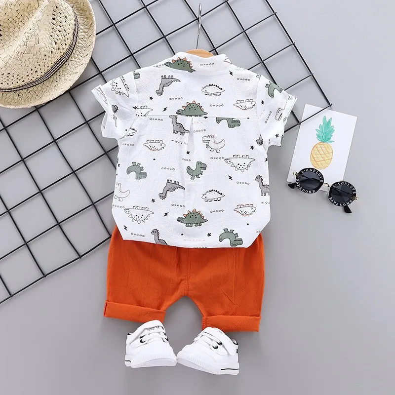 Clothing Set For Boys Infant Suits Kids Clothes Fashion Baby Boy\'s Suit Summer Casual Clothes Set Top Shorts 2PCS Baby