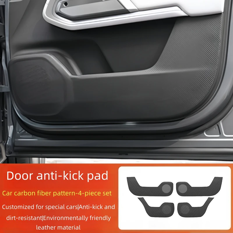 Fit for BYD Leopard 3 Titanium 3 Modified Auto Four-door Leather Protection Sticker Car Upgrade Parts Car Door Anti-kick Pad