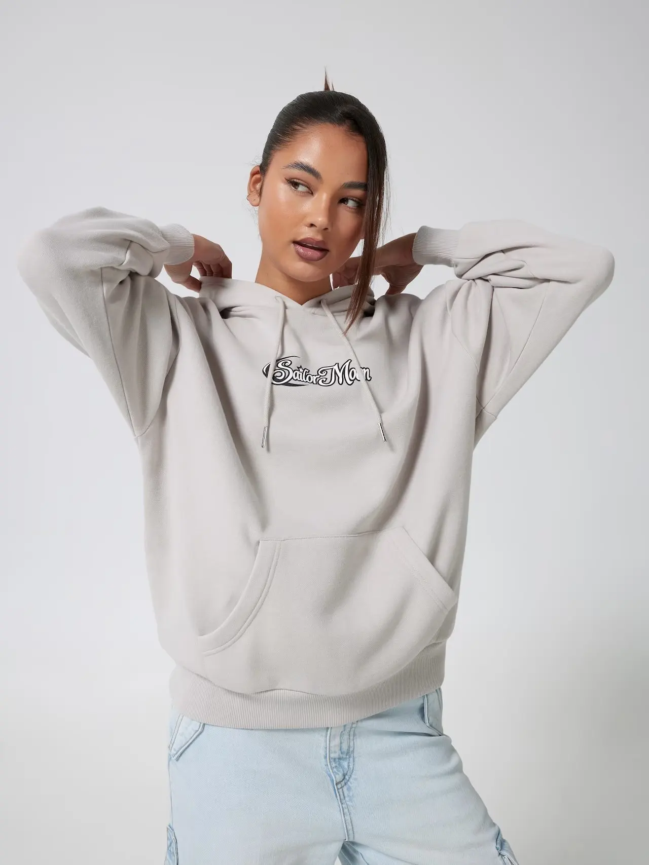 Bluza unisex Sailor Moon Anime z kapturem, męska i damska, streetwearowa, oversize, codzienna, wiosenno-jesienna, modna, z kapturem, topy Y2k