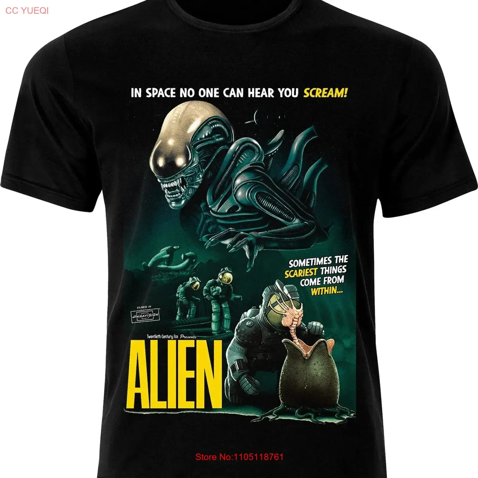 Alien DTF Halftone printed T Shirt vintage Washed Stylish homme Soft Unisex Stretched Slightly Casual designer clothes