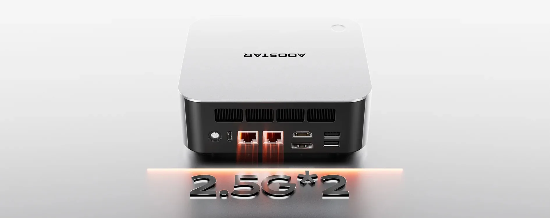 AOOSTAR MACO Mini PC AMD Ryzen AI 9 HX 470 32GB LPDDR5 8000MHz Radeon 890M WiFi 7 Dual 2.5G LAN OCuLink Dual USB4 3x M.2 NVMe