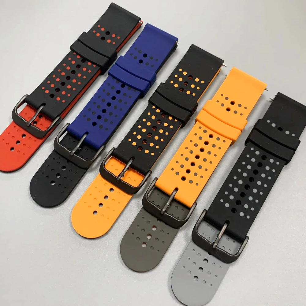 シリコンストラップ 22 ミリメートル Huawei 社時計 GT 6/5 プロ 46 ミリメートルスポーツ通気性バンド Huawei 社時計 5/GT 6 5 4 3 46 ミリメートル交換ブレスレット