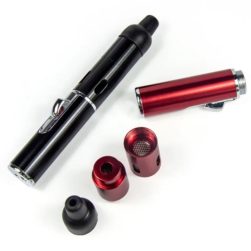 Hot Selling Aromatherapy Lighter Portable Mini Metal Tube Built-in Detachable Refillable Butane Torch Handheld Lighter