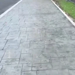 Aufgenommene Bodenform, die das Material der Betonkunst der Plutonium Farbe DIY Impression Erde myfs Zementform sein kann 8 Hauptverkaufsstempel Betonboden - №7