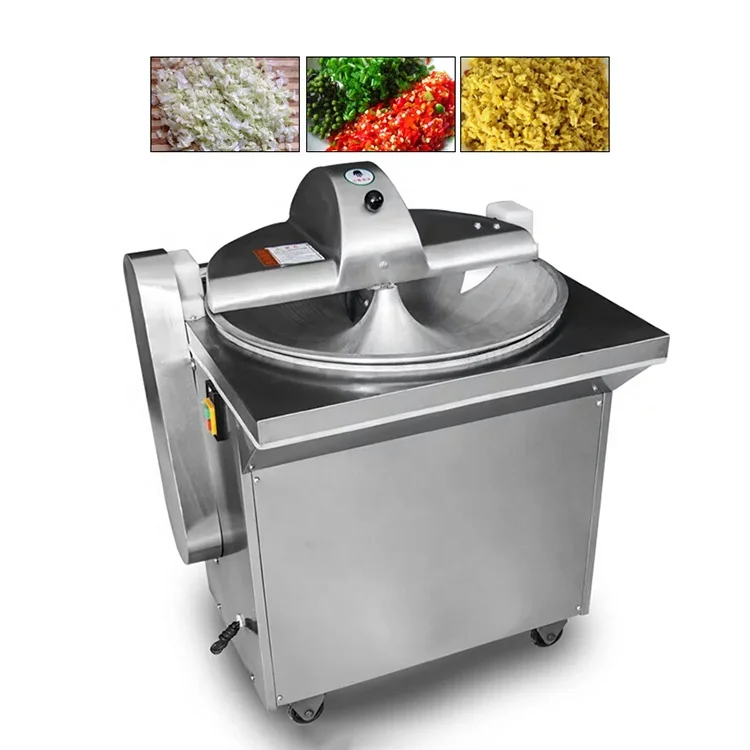 Food Processor Meat And Vegetable Chopper Grinder High Speed Frozen Meat Bowl Cutter