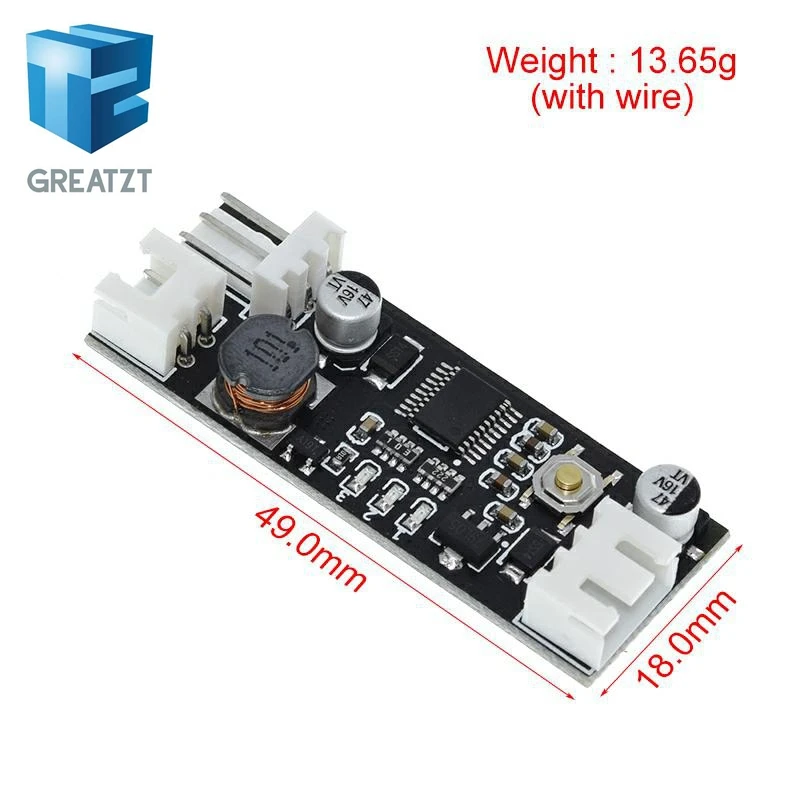 Single 12V 0.8A DC PWM 2-3 Wire Fan Temperature Control Speed Controller Chassis Computer Noise Reduction Module image 3