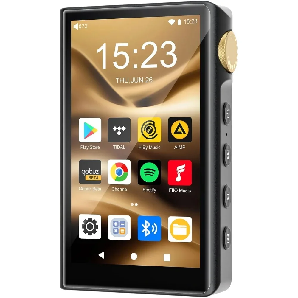 

ZAQEAndroid 12 HiFi MP3-плеер, Bluetooth, Wi-Fi, Hi-Res DSD DAC, музыкальный плеер высокого качества, портативный аудиоплеер с возможностью расширения памяти до 512 ГБ