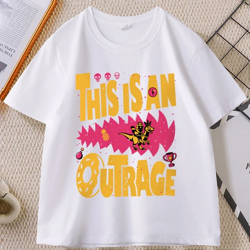 

This Is An Outrage Cat T-Shirt Men Women Book Lover Tshirt Loose Printed Streetwear Casual Roun Dneck Short Sleeve Basic Tees