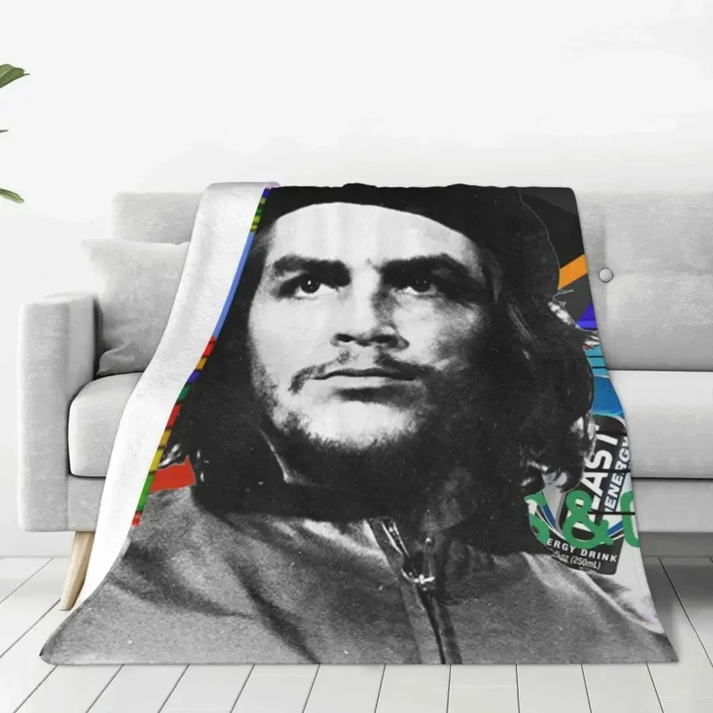 

Шерстяное Одеяло Che Guevara с изображением кубинского революционного героя, мужское одеяло для дома и улицы, легкое тонкое одеяло для спальни