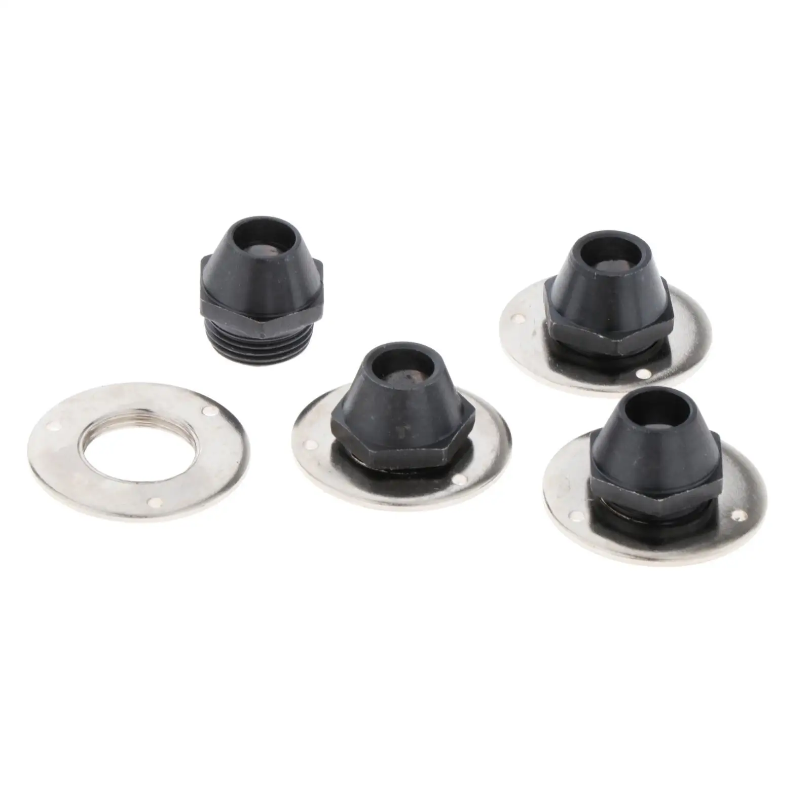 4x Cement Stucco Sprayer Nozzles Accessories Mortar Spray Less Ash Landing with Gaskets Set Sprayer for Painting Wall