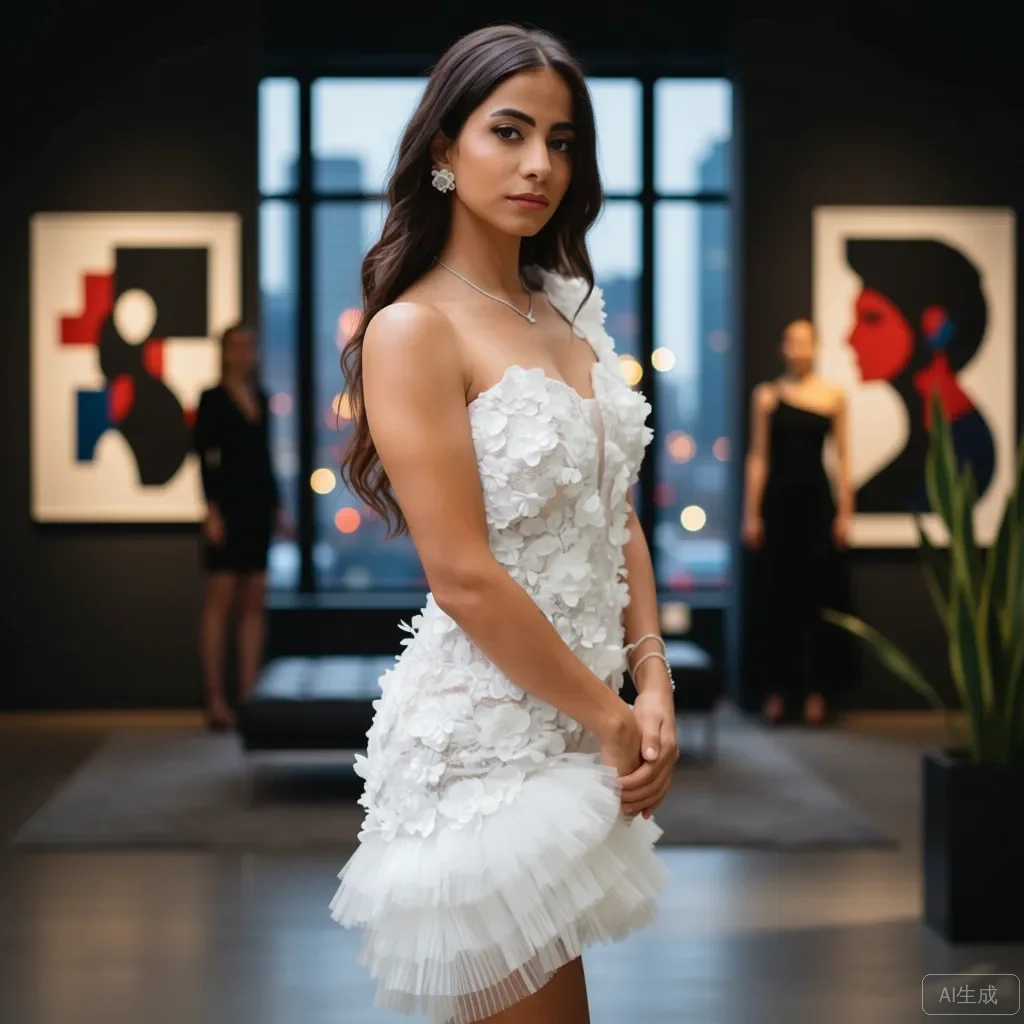 White Lace Floral M… - image