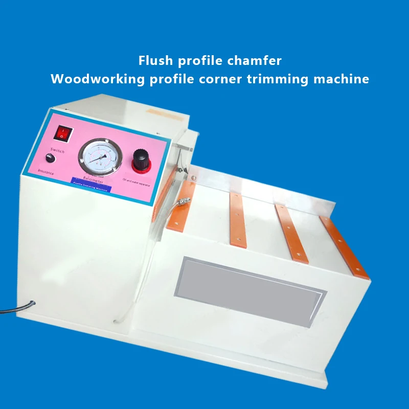 220V Portable Woodworking Profiling Corner Trimming Machine Multi-Function Two-In-One Chamfering Machine Flat Edge Banding Tool