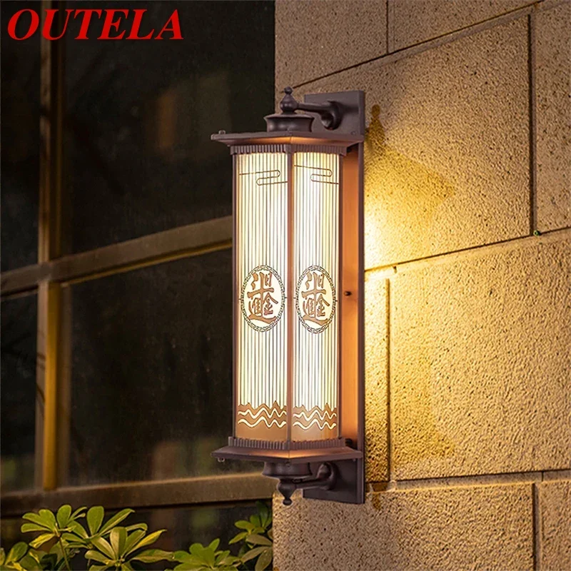 

OUTELA Contemporary LED Outdoor Wall Lamps Electric Simplicity Waterproof Balcony Hallway Courtyard Villa Gate Hotel