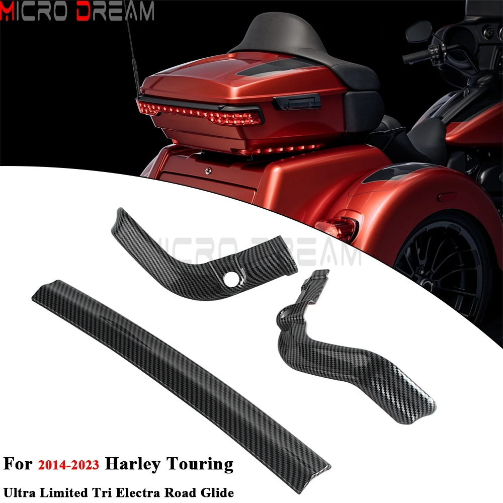 

Tour-Pak Rear Light Trim For Harley Touring Ultra Limited Tour-pak Tail Lamp Trim Bar For FLTRU FLHTCU FLTRXSE FLHTCUTG FLTRKSE