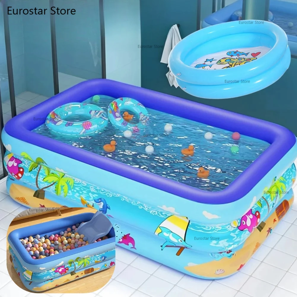 풍선 수영장 실내 옥외 PVC 수영장 유아 어린이 수영장을 위한 만화 두꺼운 수영장