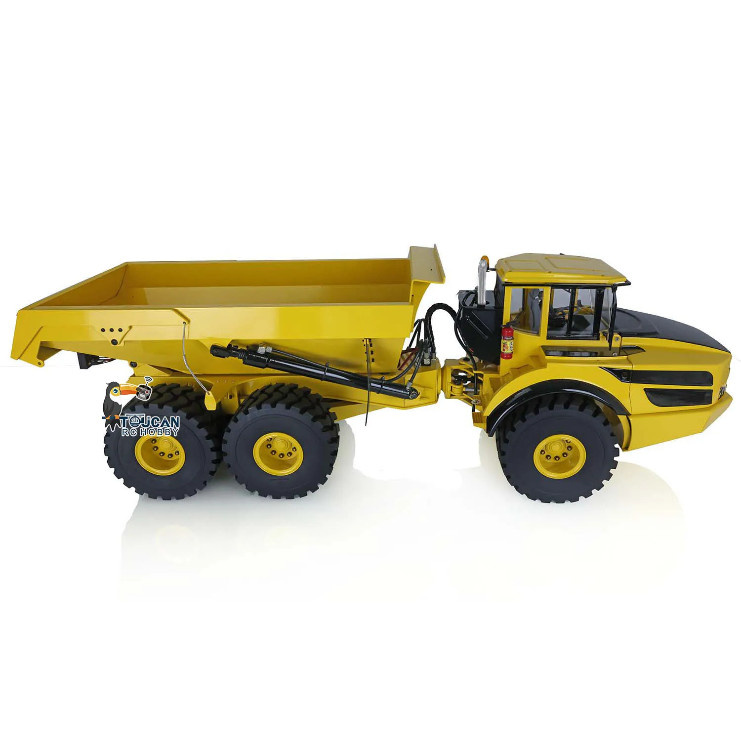 

A40G XDRC 1/14 6*6 Metal Hydraulic Lifting RC Articulated Trucks Dumper Tipper Ready To Run Model Radio Sound Light Battey Gifts