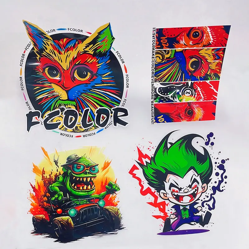 Fashion Custom Design Heat Transfer T-shirt Printing DTF Film A3+ Double Side Printing Hot Peel Sheet DTF PET Film