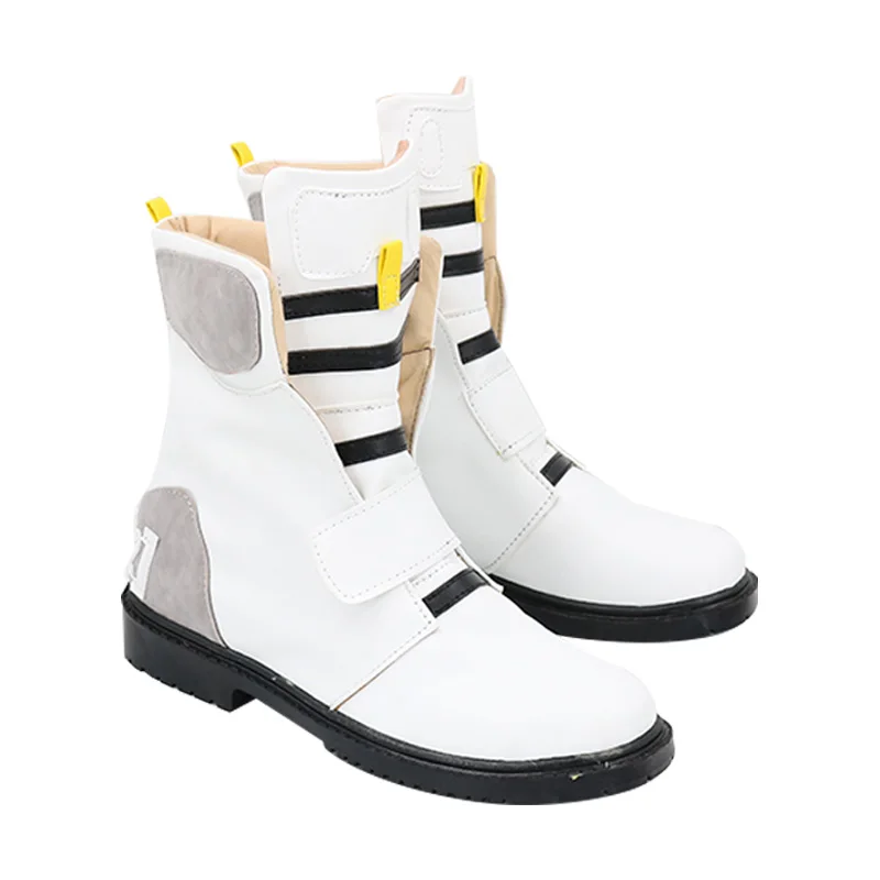 VALORANTE ‌ Scarpe cosplay Deadlock Stivali fatti a mano in ecopelle Stivali per feste di carnevale di Halloween realizzati su misura