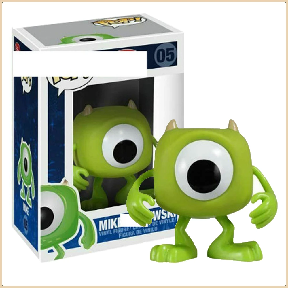 

Funko Pop Monsters University Mike Wazowski Action Toy Figures Kawaii Model Doll Collection Anime Periphery Kids Birthday Gifts