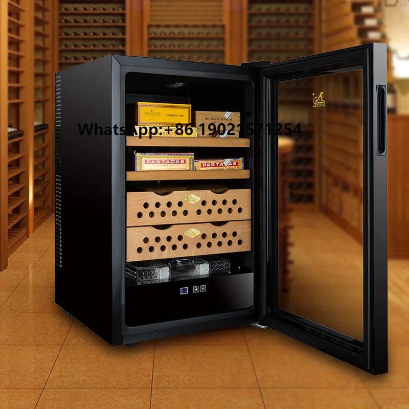 

Lubinsky Cigar Cabinet Cedar Wood Intelligent Variable Frequency Constant Temperature and Humidity Electronic Cigar Humidor