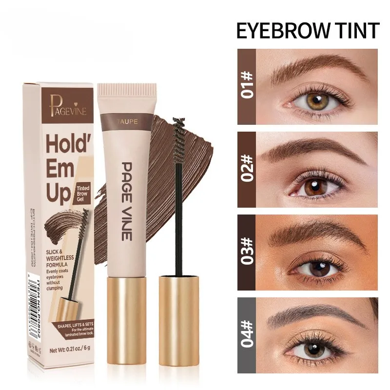 Tinted Brow Gel Long Lasting No Smudge Natural Eyebrow Makeup, Shapes & Lifts Brows
