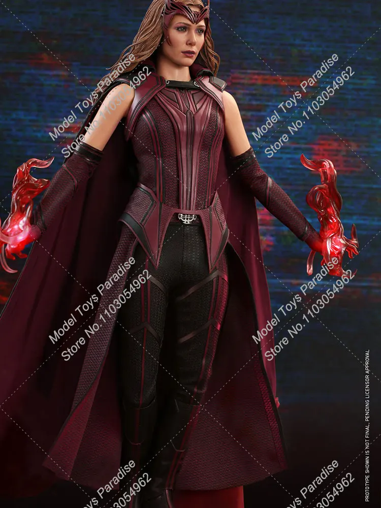 Hottoys TMS036 1/6ทั้งชุดทหารแม่มดสีแดงเข้ม12นิ้วตุ๊กตาขยับแขนขาได้ของขวัญของเล่นสำหรับสะสม