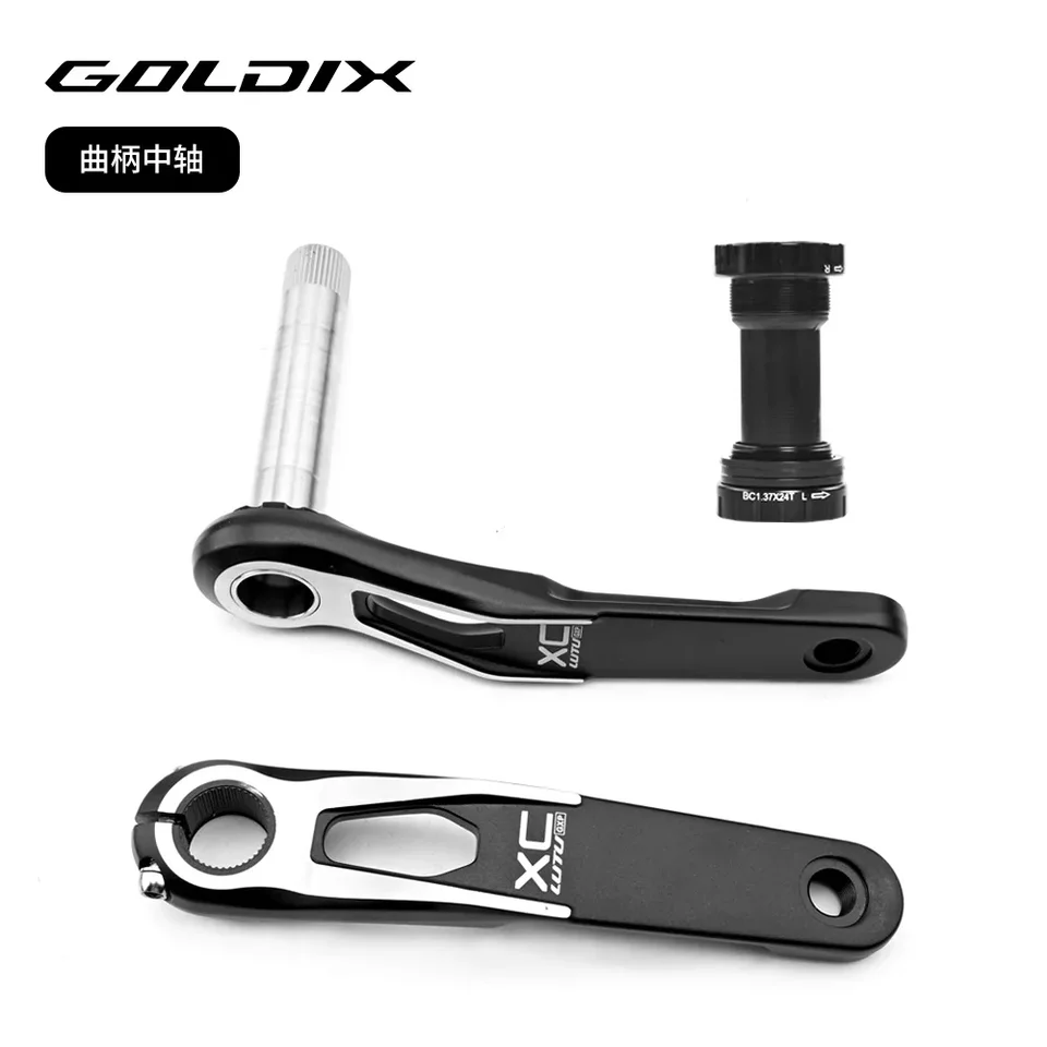 GOLDIX MTB クランクセット 170/175 ミリメートル SL 3 ボルト