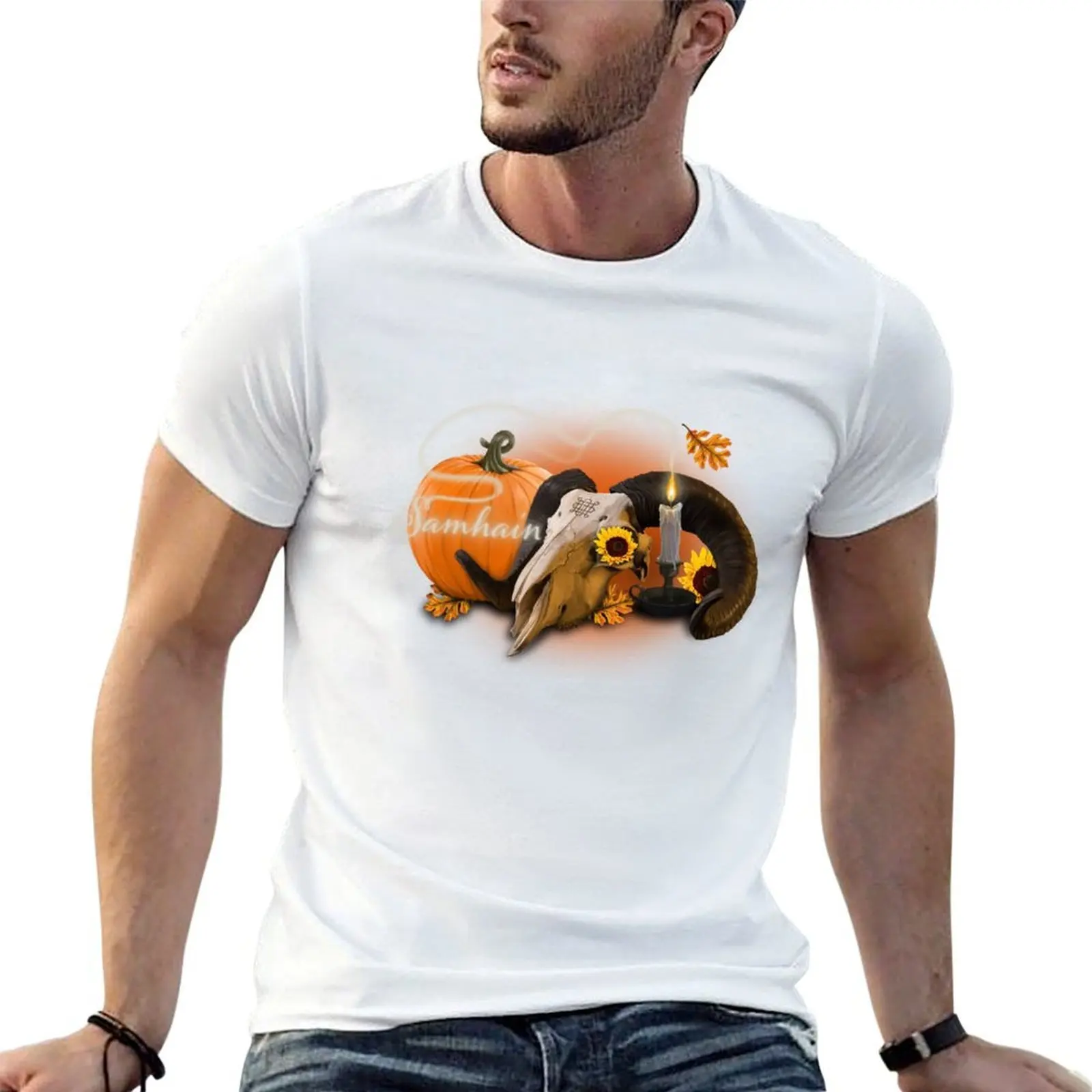 Samhain T-Shirt heavyweights Man t-shirt vintage t shirt men