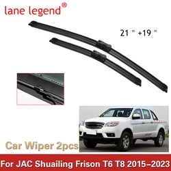 Limpiaparabrisas delantero LHD para JAC Shuailing Frison T6 T8 2015-2023, escobillas de ventana de parabrisas, 21