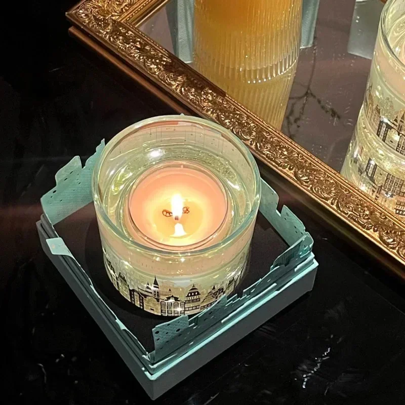 Luxury Fragrance Gift Box Smokeless Scented Candle Wax Jelly Romantic Room Decor Aromatherapy Candle New Year Xmas Party Gift