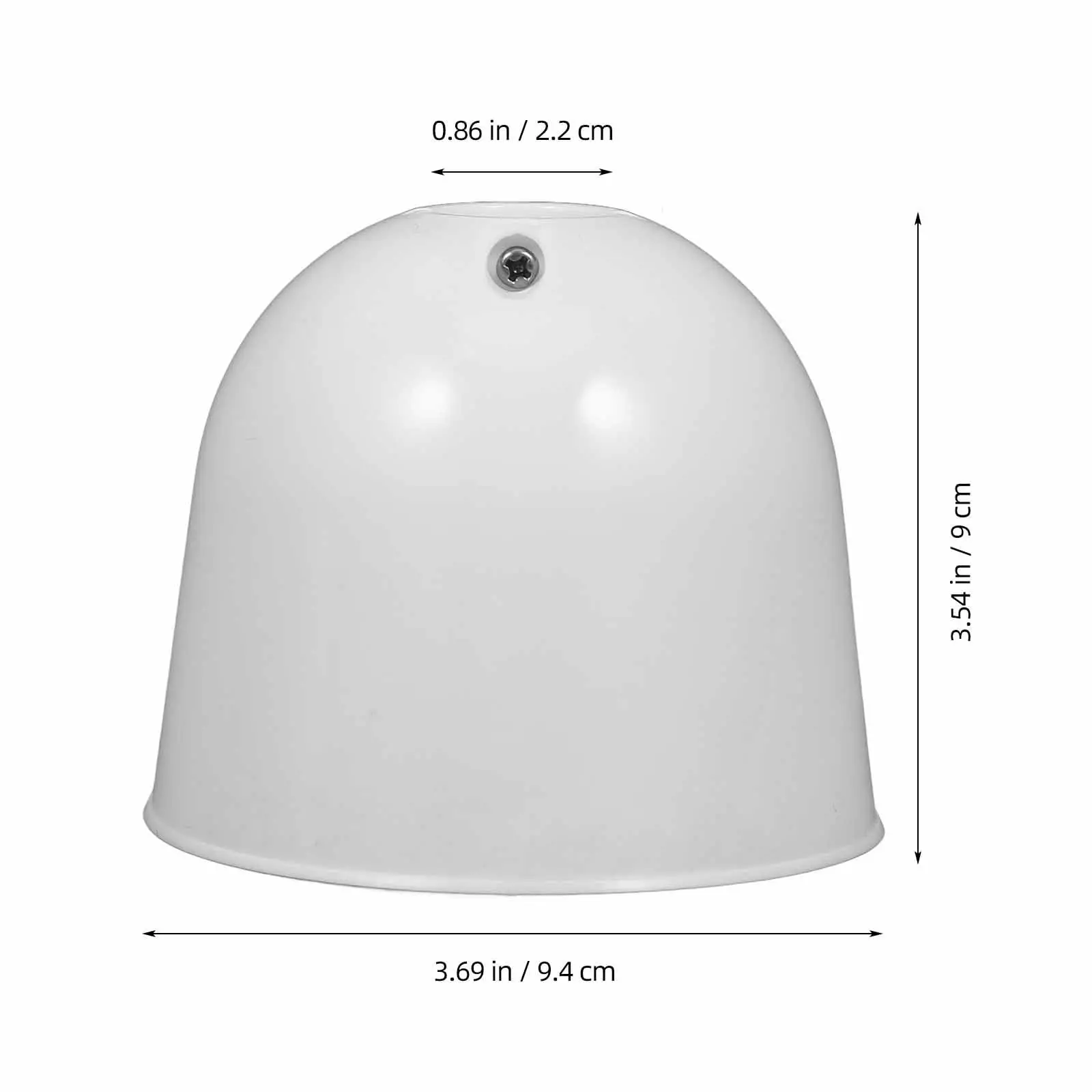 2Pcs Ceiling Fan Accessories Plastic Fan Canopy Dust Cover Protector Replacement Cap Compact Size Easy Installation