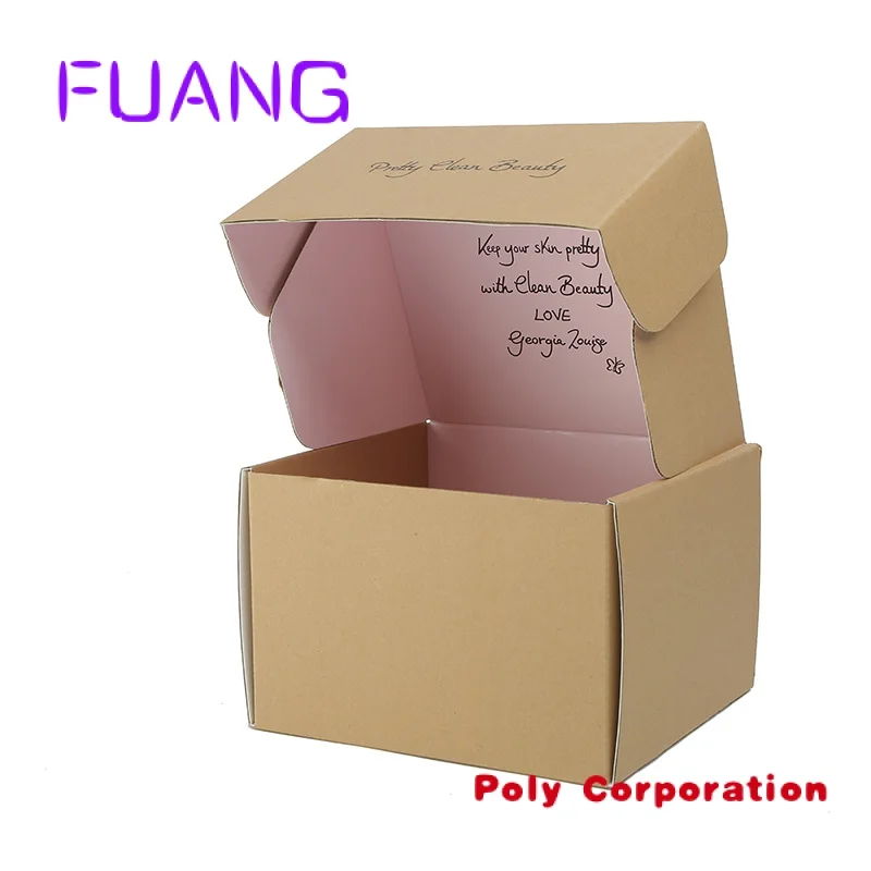 Custom  custom printed packing carton shipping postal boxes cardboard box mailing boxpacking box for small business