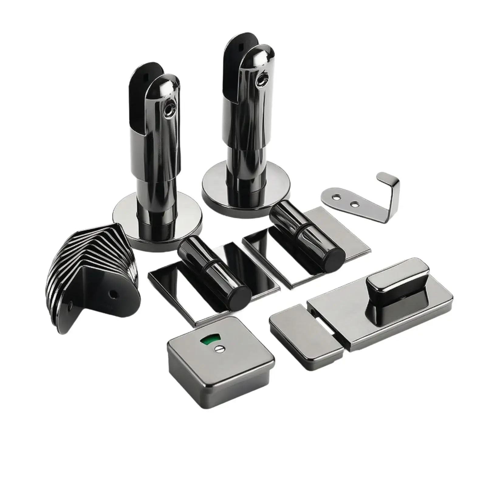 Concealed Slide Latch | Adjustable, Partition locking mechanism with Indicator,