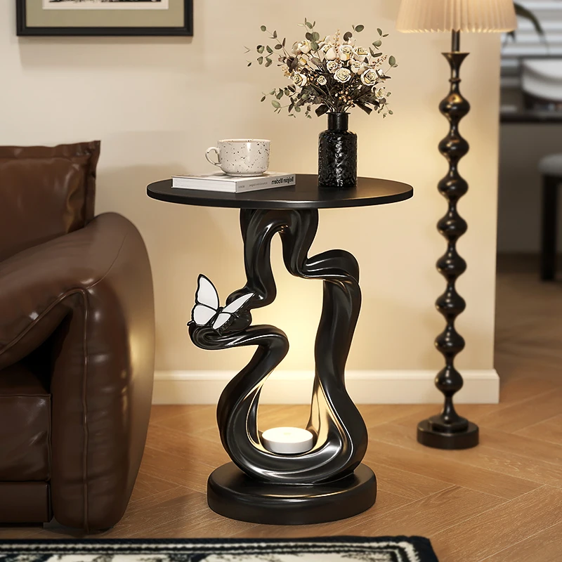Designer Nordic Side Table Aesthetic Service Decoration Books Side Table Photo Album Standing Couchtisch Living Room Furniture