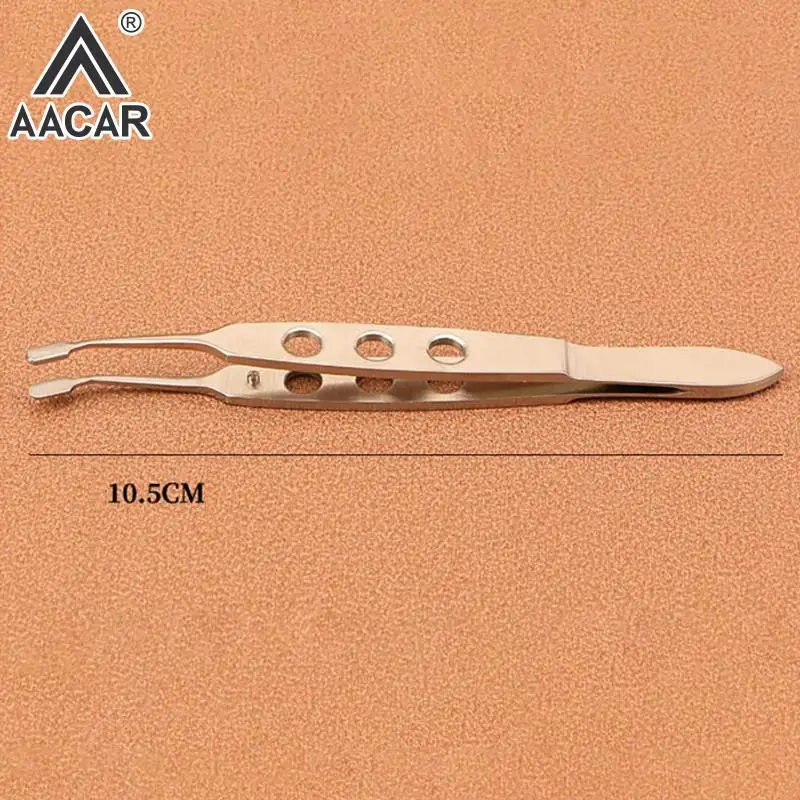 Ophthalmic Tweezers Clamp Metal Palpebral Gland Massage Meibomian Flap Eyelid Forceps Clip Eye Apparatus Medical Surgery Tool