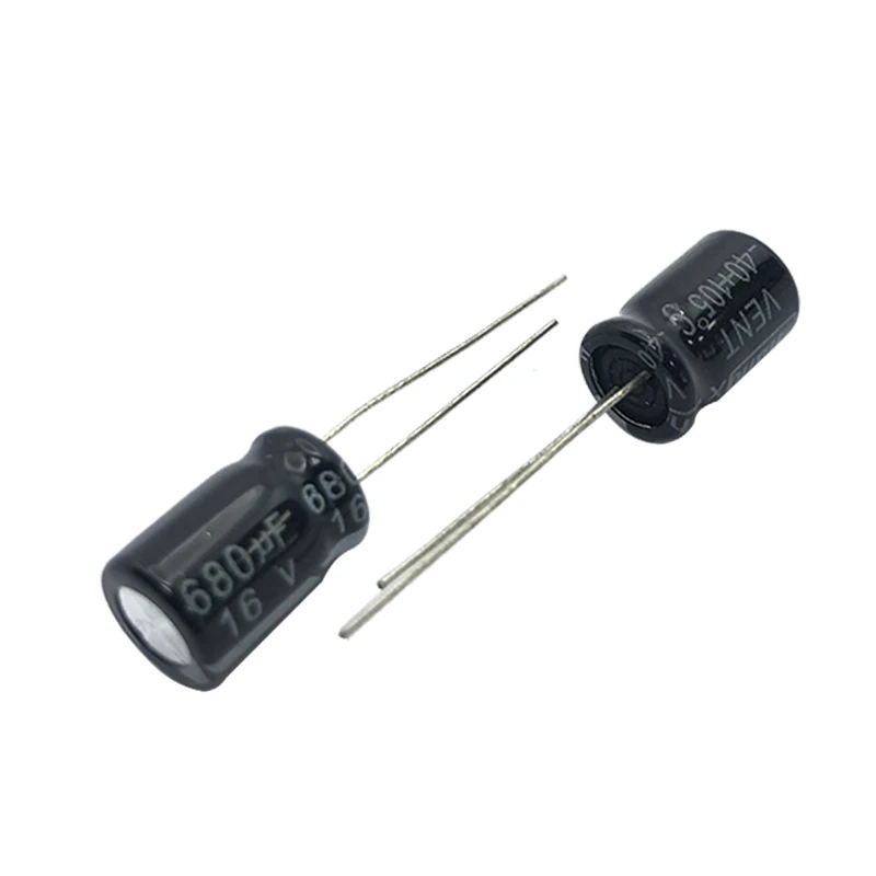 알루미늄 전해 캐패시터, 16V680uf, 8x12mm, 680uf16v, 16v, 680uf, 680mf, 680MFD, 16v680mf, 680mf16v, 16v680MFD, 1000uf, 1500uf