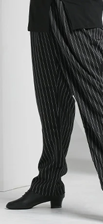 VIP-DANCERS 2025 Latin Dance Performance Hosen für Männer Samba Chacha Tango Kleid Erwachsene Moderne Hosen Gestreifte Taschenhosen Latin Wear 4
