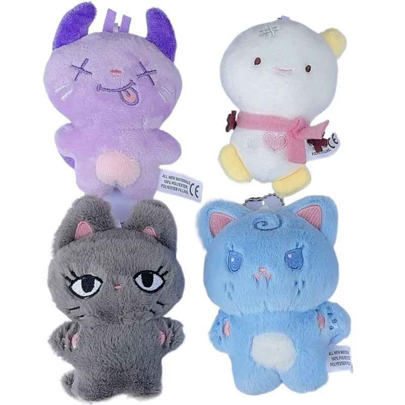 

10 Cm New Kpop Drama Karina Ning Cartoon Plush Keychain Sweet FANLIGHT WINTER Keyring Blue Purple White Lovely Bag Pendants Gift