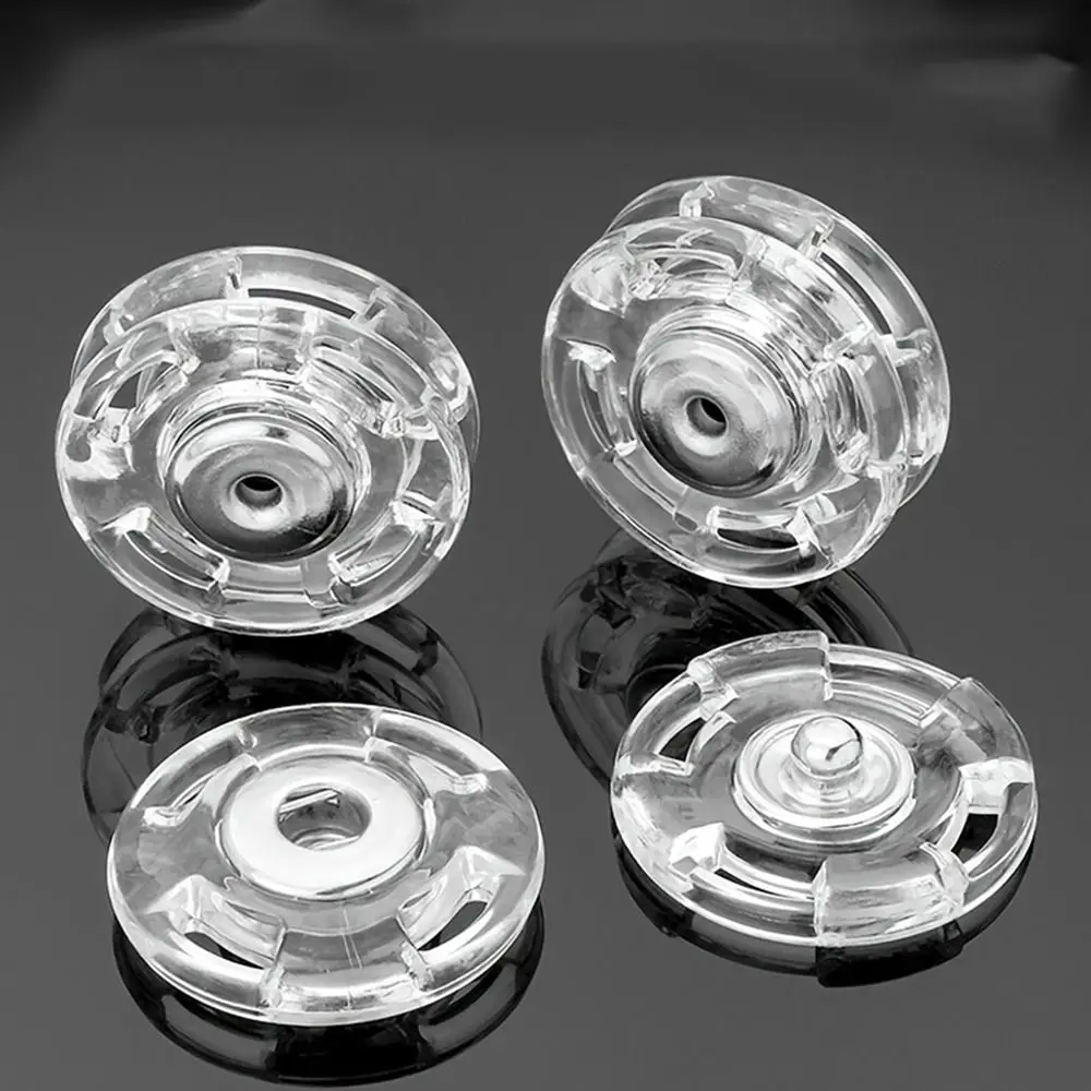 

10 pcs Delicate Plastic Invisible Snap Button Round Clasp Transparent Snap Button Fastener Transparent Sweater