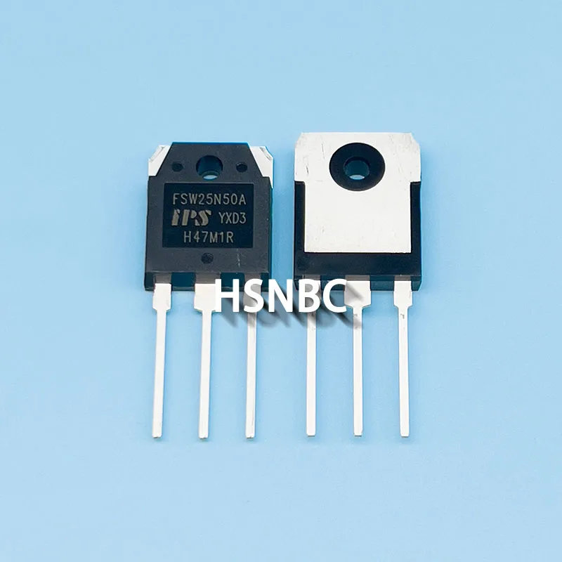 10 pz/lotto muslimfsw25n50 25 n50 TO-3P 500V 25A MOSFET N-Channel Transistor di potenza 100% nuovo originale