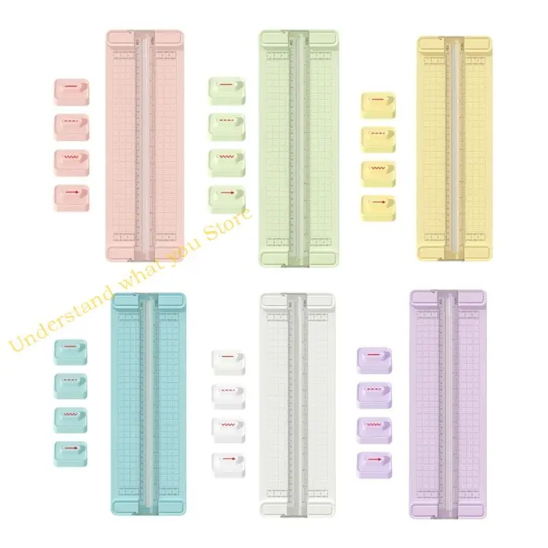 J60A 4 في 1 قاطع الورق يدوي آلة القطع الورقية