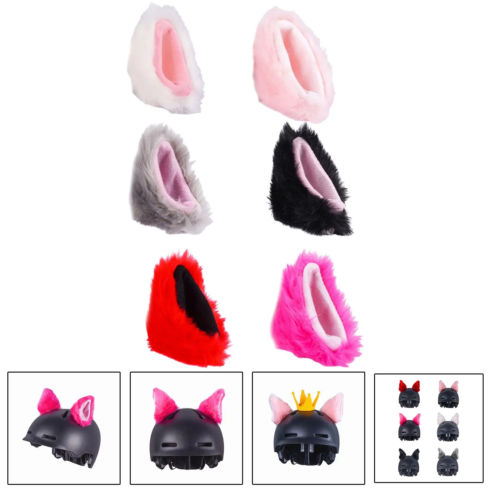 Ear Sticker Helmet Accessories for Kids, Toddlers and Adults Adhesive