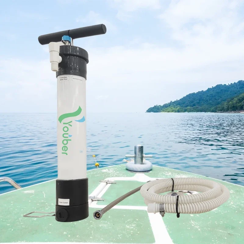 YYHC-Manual pump water filter Outdoor drinking water filtration system UF system Emergency water filtration high throughput